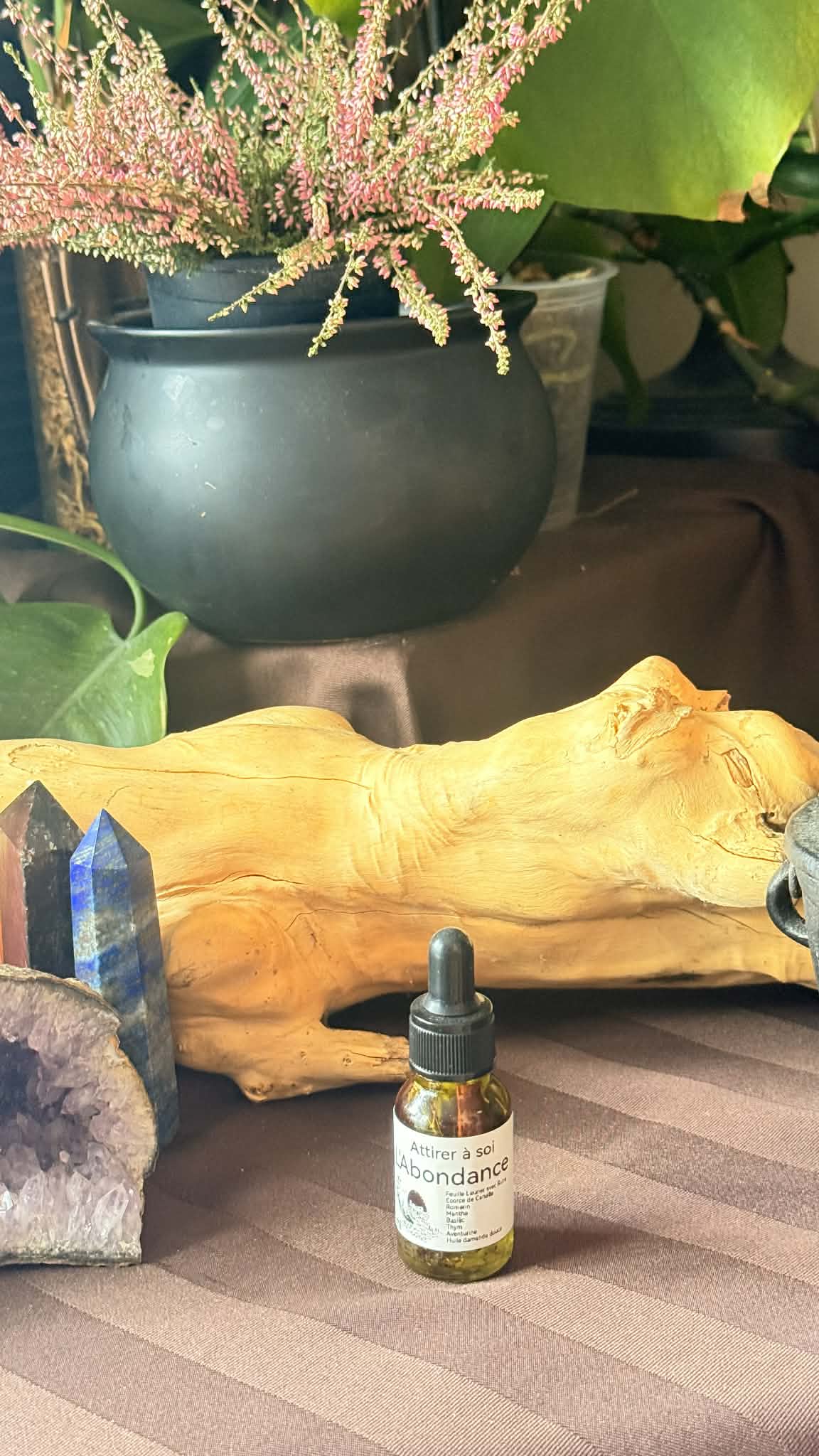 Huile dintention pour chandelle ou rituel