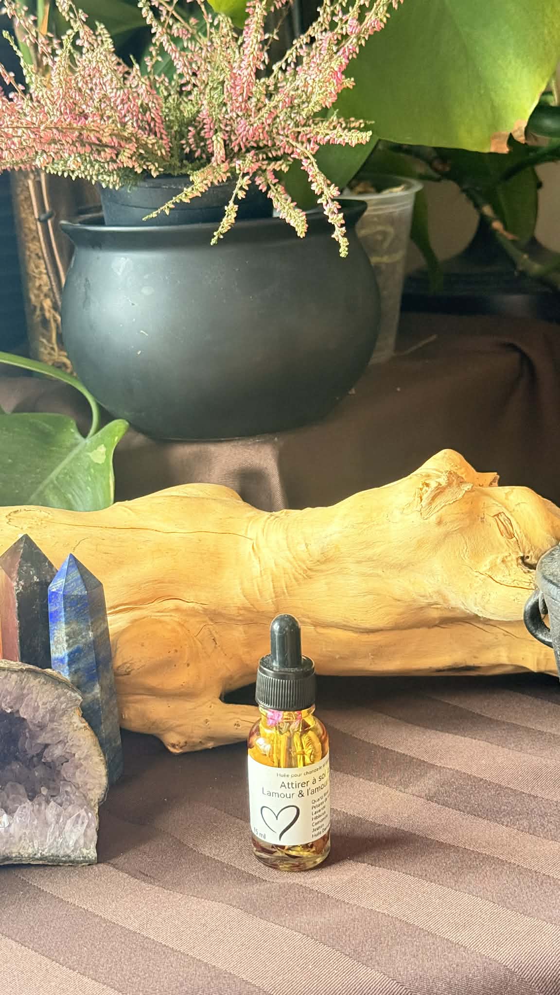 Huile dintention pour chandelle ou rituel