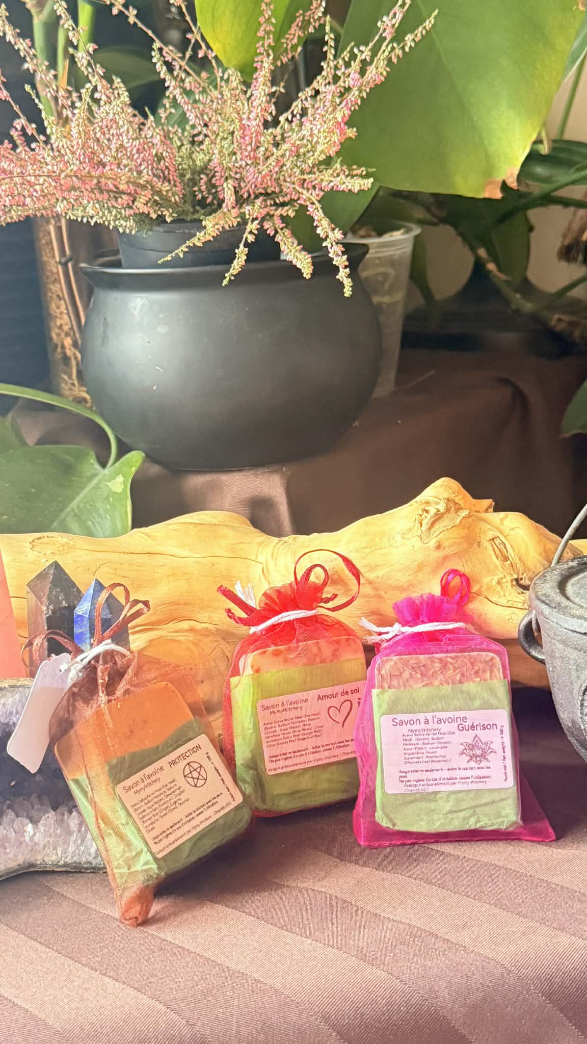 Savon dintention a lavoine pour rituel de bain