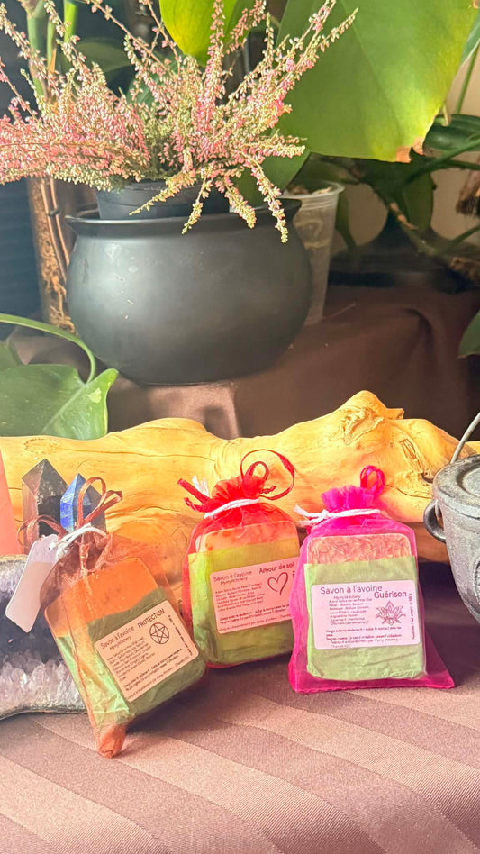 Savon dintention a lavoine pour rituel de bain