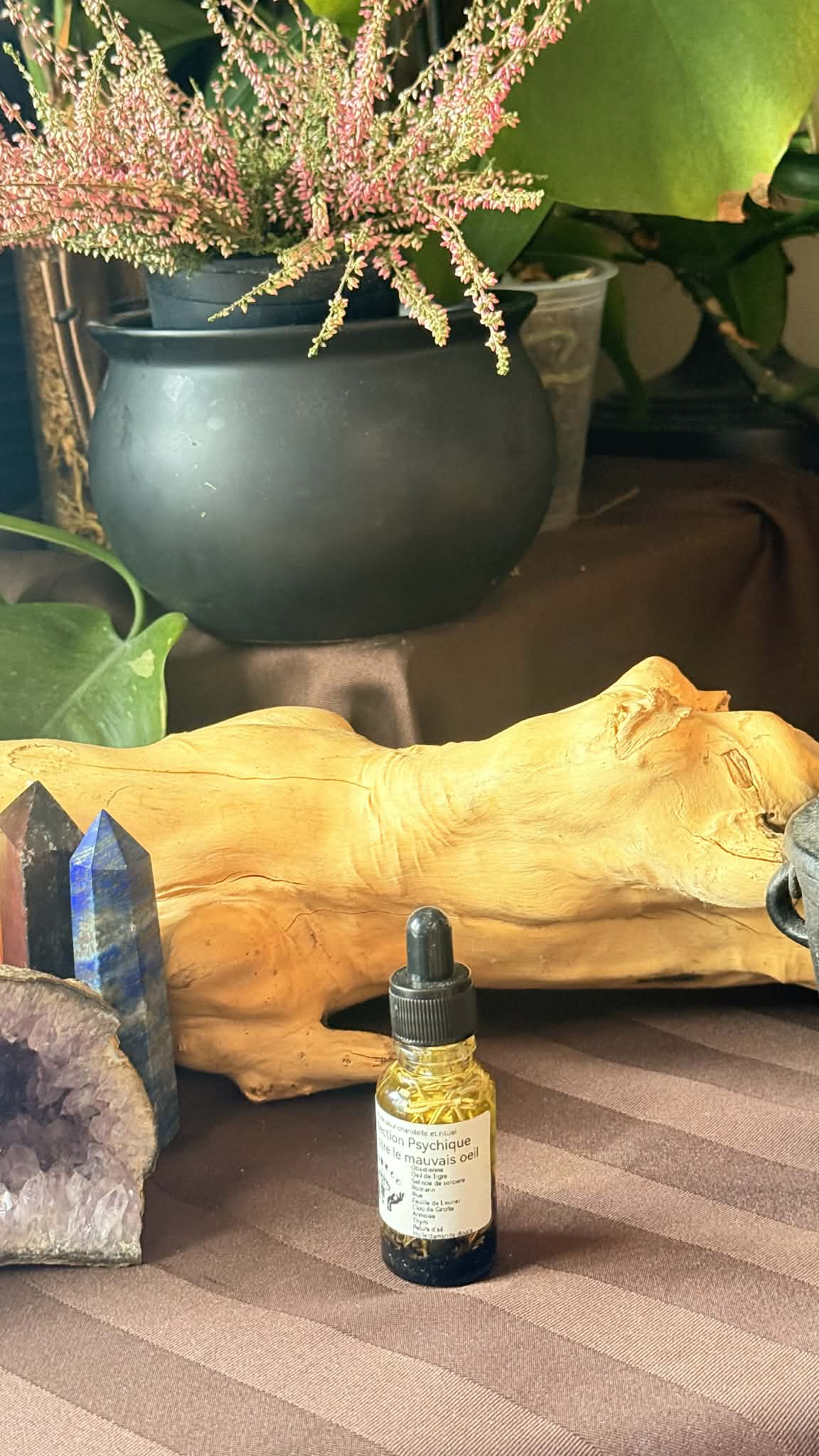 Huile dintention pour chandelle ou rituel