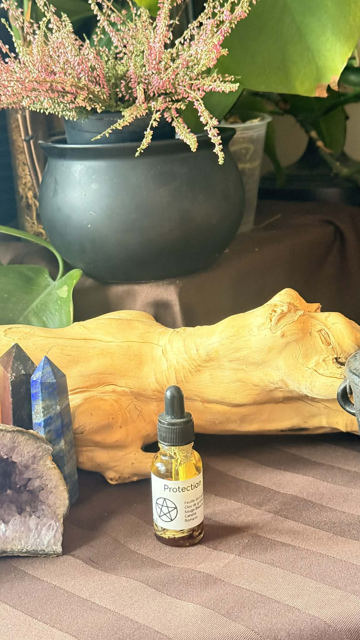 Huile dintention pour chandelle ou rituel