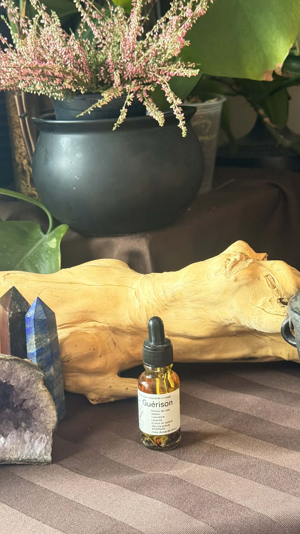 Huile dintention pour chandelle ou rituel