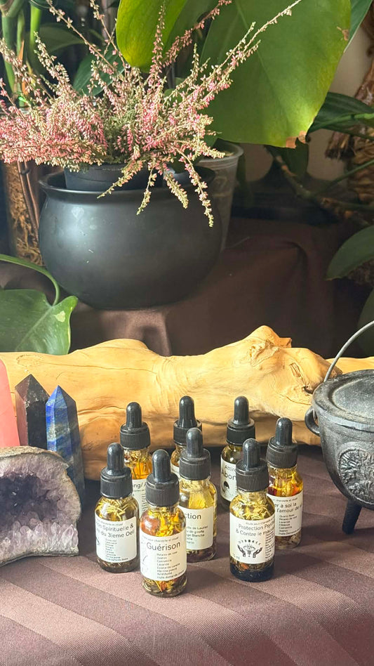 Huile dintention pour chandelle ou rituel