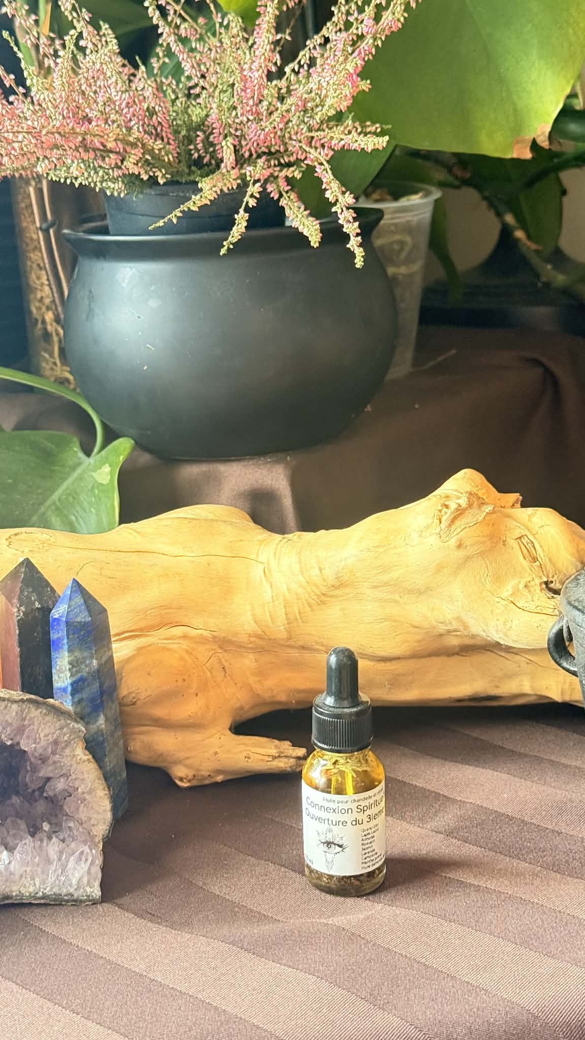 Huile dintention pour chandelle ou rituel